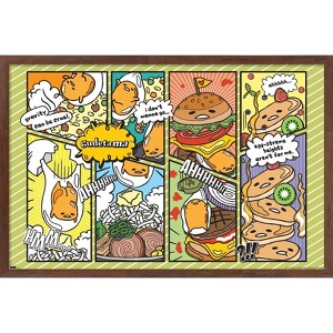 Trends International Gudetama - Food Framed Wall Poster Prints - 1 of 4