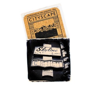 Cityscape Tiles 4.25 In Skyline Chili Cincinnati Spaghetti Coasters - 1 of 3