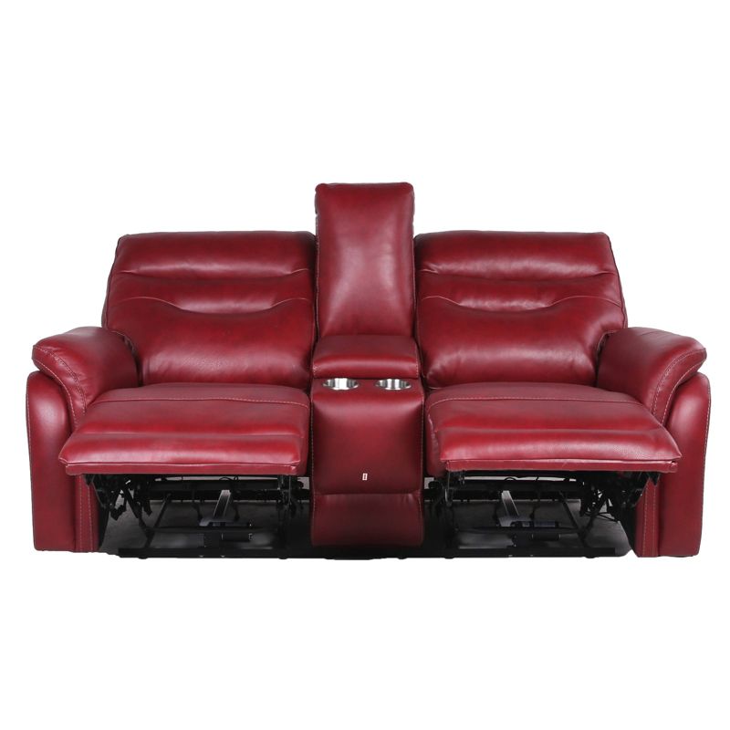 Fortuna Power Recliner Console Loveseat - Steve Silver Co., 5 of 15