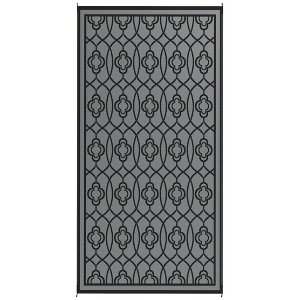 Aghana Digitals Foldable Reversible Outdoor Rug, Polypropylene Waterproof 9'x18' Black & Gray - 1 of 4