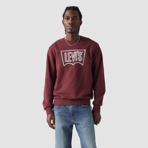 Levi's® Men's Casual Fit Logo Pullover Sweatshirt - Burgundy - 1 of 2