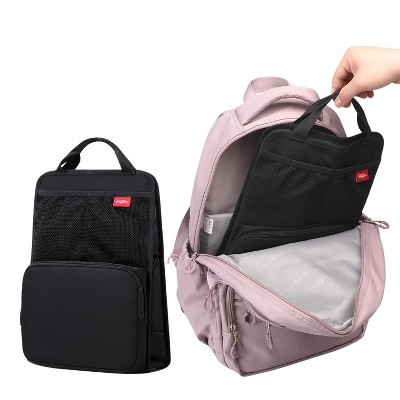 GillyGro Large Vertical Backpack Organizer Insert for Tote Bag, Carry On, Camping XL Foldable Insulated Waterproof Pouch Divider with Pockets & Handle
