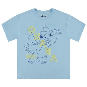 Ladies Lilo and Stitch Shirt - Ladies Classic Lilo and Stitch Front and Back Tee - Disney Lilo and Stitch T-shirt - 1 of 4