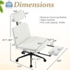 Karl Home | 24.41 inch White Task Office Chair - 3 of 4