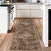 Vintage Floral Pattern Area Rug Machine Washable, for Living Room, Non Slip Rugs for Bedroom, Carpet for Office Dining Room - 2 of 4