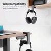 Evo Bytes Rotating Under Desk Headphone Holder - 3 of 4