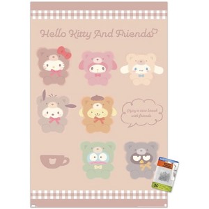 Trends International Hello Kitty and Friends: 24 Latte - Group Unframed Wall Poster Prints - 1 of 4