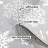 Christmas Area Rug Christmas Snowflakes Pattern Floor Cover - 4 of 4