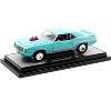1969 Chevrolet Camaro Z/28 Light Blue with Pink Stripes "Pro Street" Limited Edition 1/24 Die Cast Model Car by M2 Machines - 2 of 3