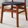 NicBex Dining Table Set for 6 Kitchen Table Ancient Solid Wood Dining Table Imitation Rattan Table Legs Simple Wood Chairs for Dining Room - 2 of 4