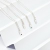 Girls' Engravable Square Sterling Silver Necklace - In Season Jewelry - 2 of 4