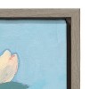 18" x 24" Sylvie Magnolia Blooms Framed Canvas by Kate Aurelia Holloway: Modern Wall Art - Kate & Laurel All Things Decor - 3 of 4