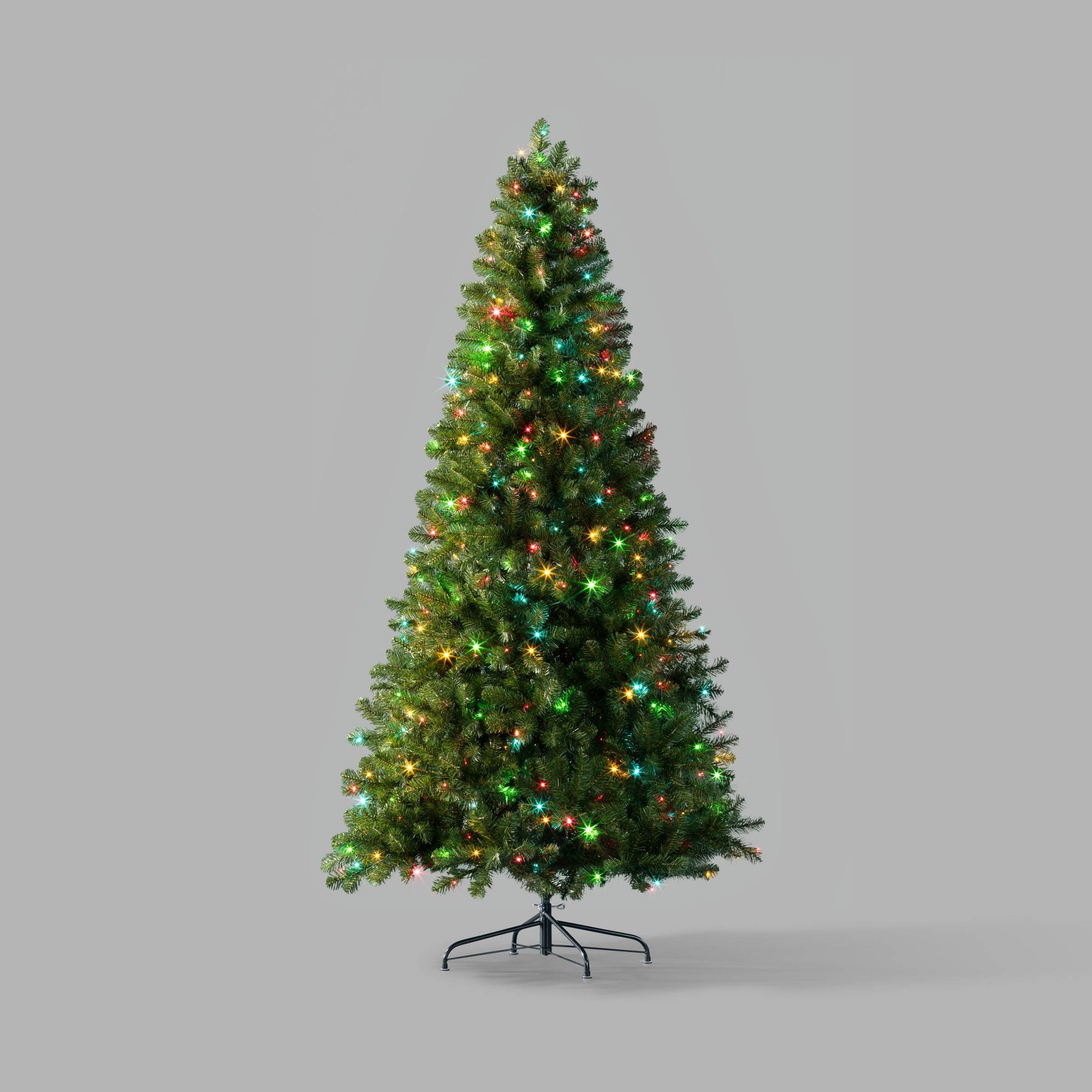 7.5' Alberta Spruce LED Pre-Lit Artificial Christmas Tree Bicolor Lights with Twinkle - Wondershop™