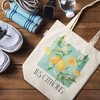 Talented Kitchen 3-Pack Graphic Tote Bags, 15 x 5.5 x 16 Inches, Reusable Grocery Bags with Handles with 3 Designs, (Modern French) - 3 of 4