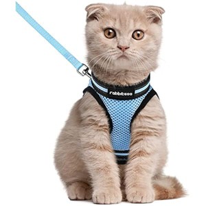 rabbitgoo Cat Harness and Leash Set for Walking Escape Proof, Adjustable Soft  Vest, Light Blue, L - 1 of 1