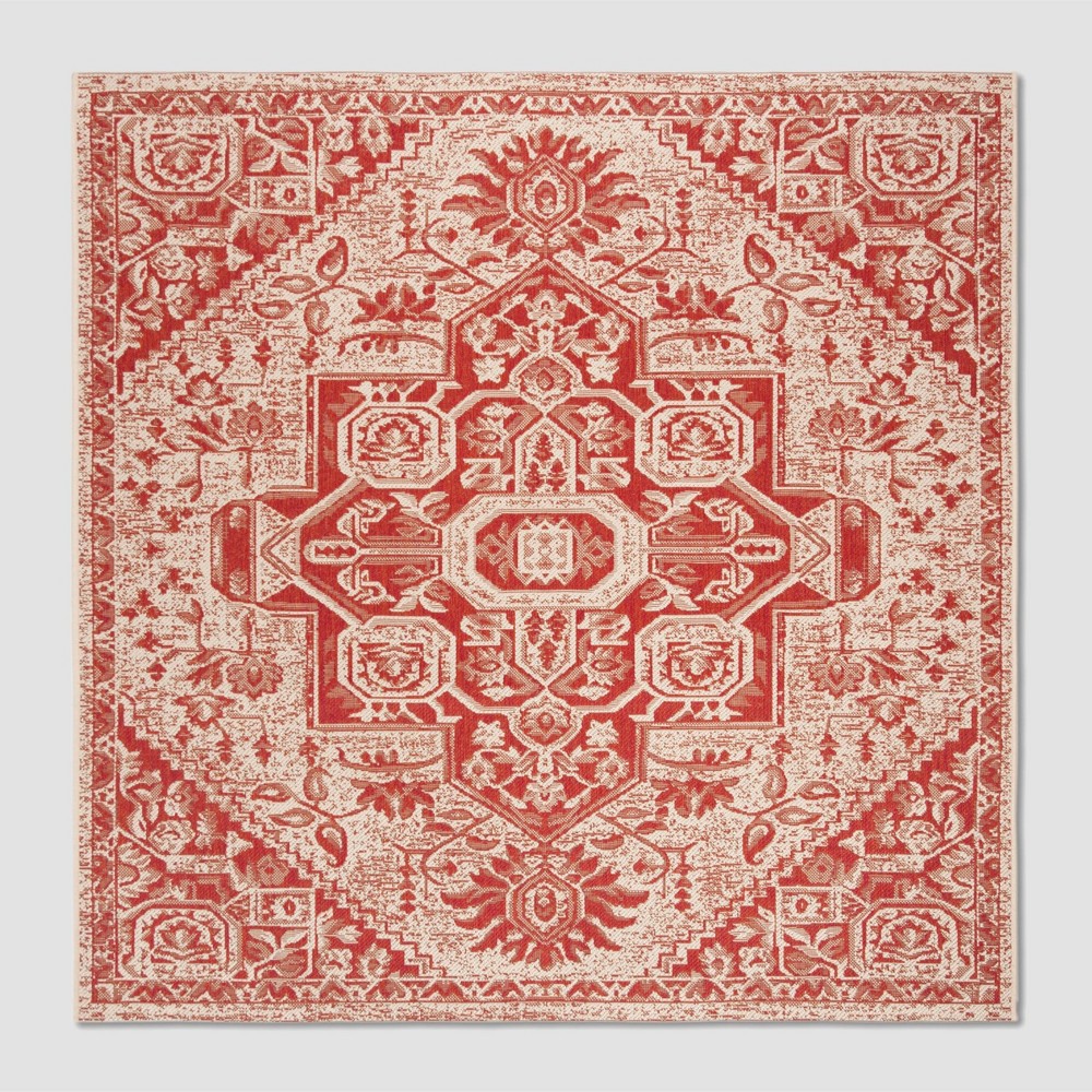  Milda Outdoor Rug Red/Cream