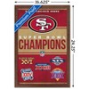 Trends International NFL San Francisco 49ers - Champions 23 Framed Wall Poster Prints - 3 of 4