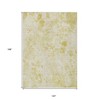 Gold Wheat And Ivory Floral Washable Indoor Outdoor Area Rug - 3 of 4