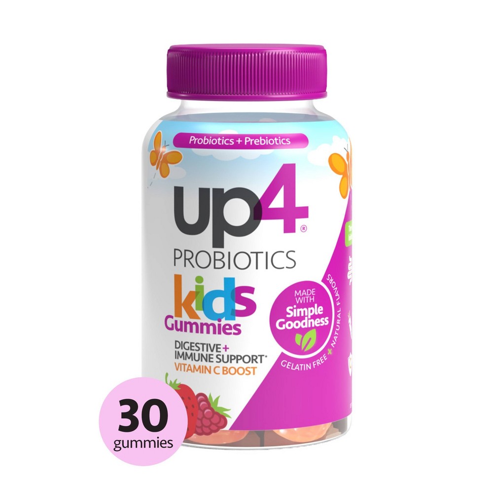 Photos - Vitamins & Minerals UP4 Kids Probiotic Gummies - Berry Delicious - 30ct
