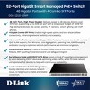 D-Link 52-Port Gigabit Smart Managed PoE+ Switch, 48x PoE+ Ports (370W) + 4x Combo SFP Ports (DGS-1210-52MP) - 3 of 4