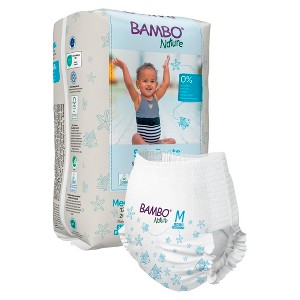 Bambo Nature White Baby Swim Diaper - 1 of 4