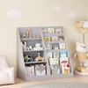 Whisen Kids Bookcase and Bookshelf, Decorative Bookshelf, Multifunctional Bookcase with 3 Collapsible Fabric Drawers - 2 of 4