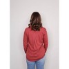 Women's Collar Pocket Tee Button Down Rustic - bobi - 3 of 4