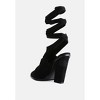 Mama Fav Lace Up Block Heel Mules - image 3 of 4