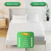 Swtroom Mattress Protector Mattress Pad Cover Waterproof Soft Air Fabric Deep Pocket 8-18in - 3 of 4
