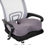 Mind Reader Harmony Collection Orthopedic Removable Seat Cushion Gray