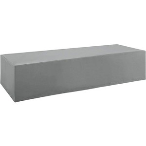 Modway Immerse Outdoor Chaise Lounge Furniture Cover – Compatible with Convene, Summon & Sojourn Collections, Weather-Resistant Gray - 1 of 4