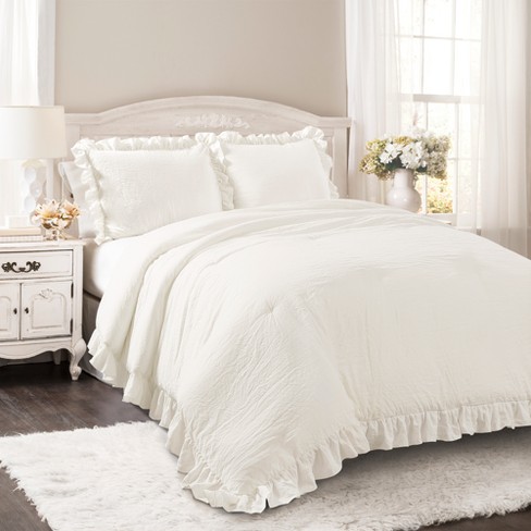 2pc Twin Twin Xl Reyna Comforter Set White Lush Dcor Target