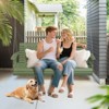 3-Person Patio Wood Porch Swing - 4 of 4