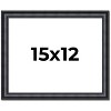 PosterPalooza | Linear Black Picture Frame - UV Acrylic, Backing Board, Hanging Hardware Included - 2 of 4