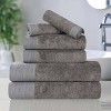 Rayon From Bamboo Cotton Blend Eco-Friendly Hypoallergenic Solid Bathroom Towel Set by Blue Nile Mills - 2 of 4