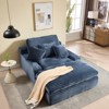 Aukfa Luxury Chenille Sofa With 4 Back Pillows, Versatile Centerpiece for Modern Living & Lasting Comfort for Living Room - 2 of 4