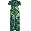 Women's Plus Size Peta Palm Jumpsuit - print | CITY CHIC - 4 of 4