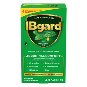 IBgard Daily Gut Health Support Dietary Supplement - 48ct - 1 of 4