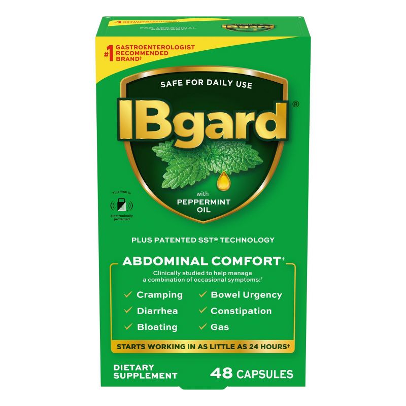 IBgard Daily Gut Health Support Dietary Supplement - 48ct, 1 of 8