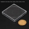 Unique Bargains Collection Supplies Coin Snap Holder with Foam Gasket 5 Pcs - 3 of 4
