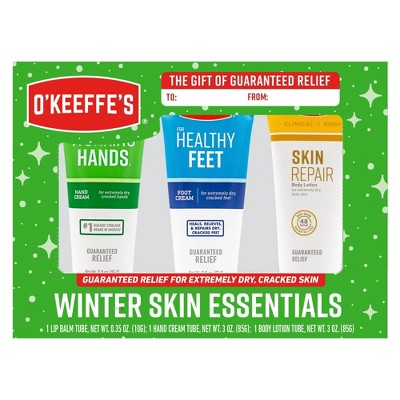 O'Keeffe's Winter Essentials Gift Set - 3pk/9oz