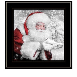 "Santa's Little Friends" by Bluebird Barn, Ready to Hang Framed Print, Black Frame - 1 of 1