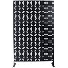 PAGED Decorative Screen Lightweight Partition Panel, Metal Fence Privacy Screen with Mesh Pattern for Outside and Garden Decor - 4 of 4