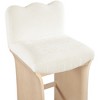 Meridian Furniture,Shaw Chenille Fabric Upholstered Counter Stool - 4 of 4