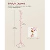 VASAGLE Solid Wood Coat Rack, Free Standing Coat Rack, Tree-Shaped Coat Rack with 8 Hooks, 3 Height Options, for Clothes, Hats, Bags - 4 of 4
