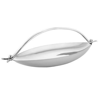 Sol Living Stainless Steel Salad Bowl Serve Pasta, Snacks, Fruit