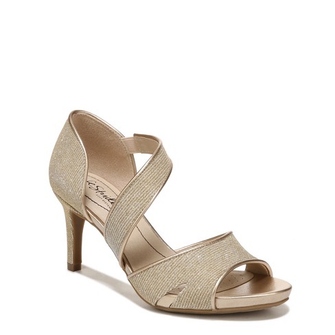 Lifestride cheap gold sandals