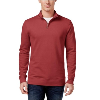 Club Room Mens Quarter-Zip Sweatshirt