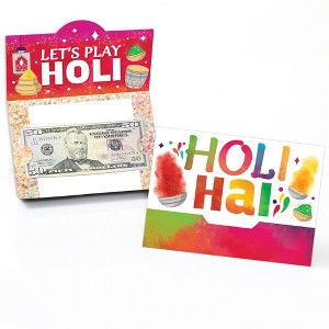Big Dot of Happiness Holi Hai - Festival of Colors Party Money And Gift Card Holders - Set of 8 - 1 of 4