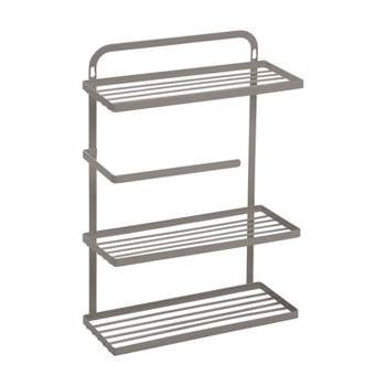 Honey-Can-Do Flat Wire Over the Door Organizer - Gray